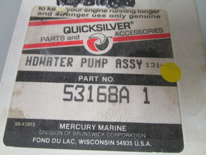 *NEW OEM* 0810 Mercury Quicksilver Water Pump Assembly 53168A1