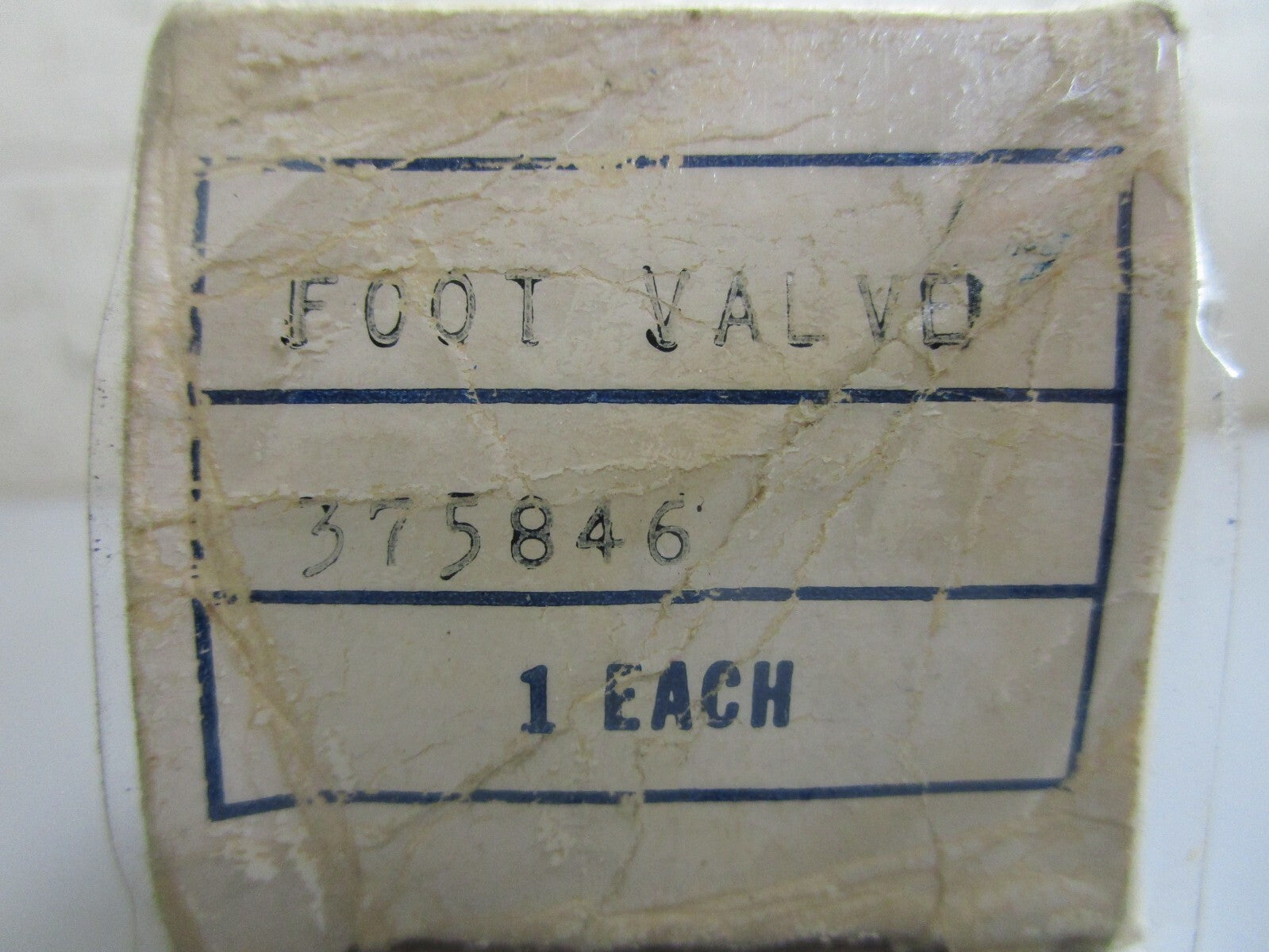 *NEW OEM* 0820 OMC Johnson Evinrude Foot Valve 375846 0375846