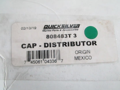 NEW OEM 808483T3 Mercury Quicksilver Distributor Cap 0820