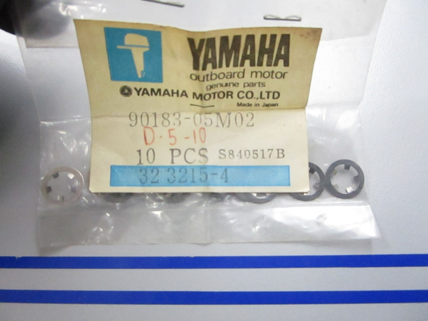 *NEW OEM* (LOT OF 10) 0810 Yamaha Spring Nut 90183-05M02-00