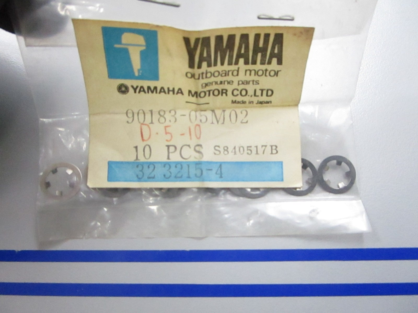 *NEW OEM* (LOT OF 10) 0810 Yamaha Spring Nut 90183-05M02-00