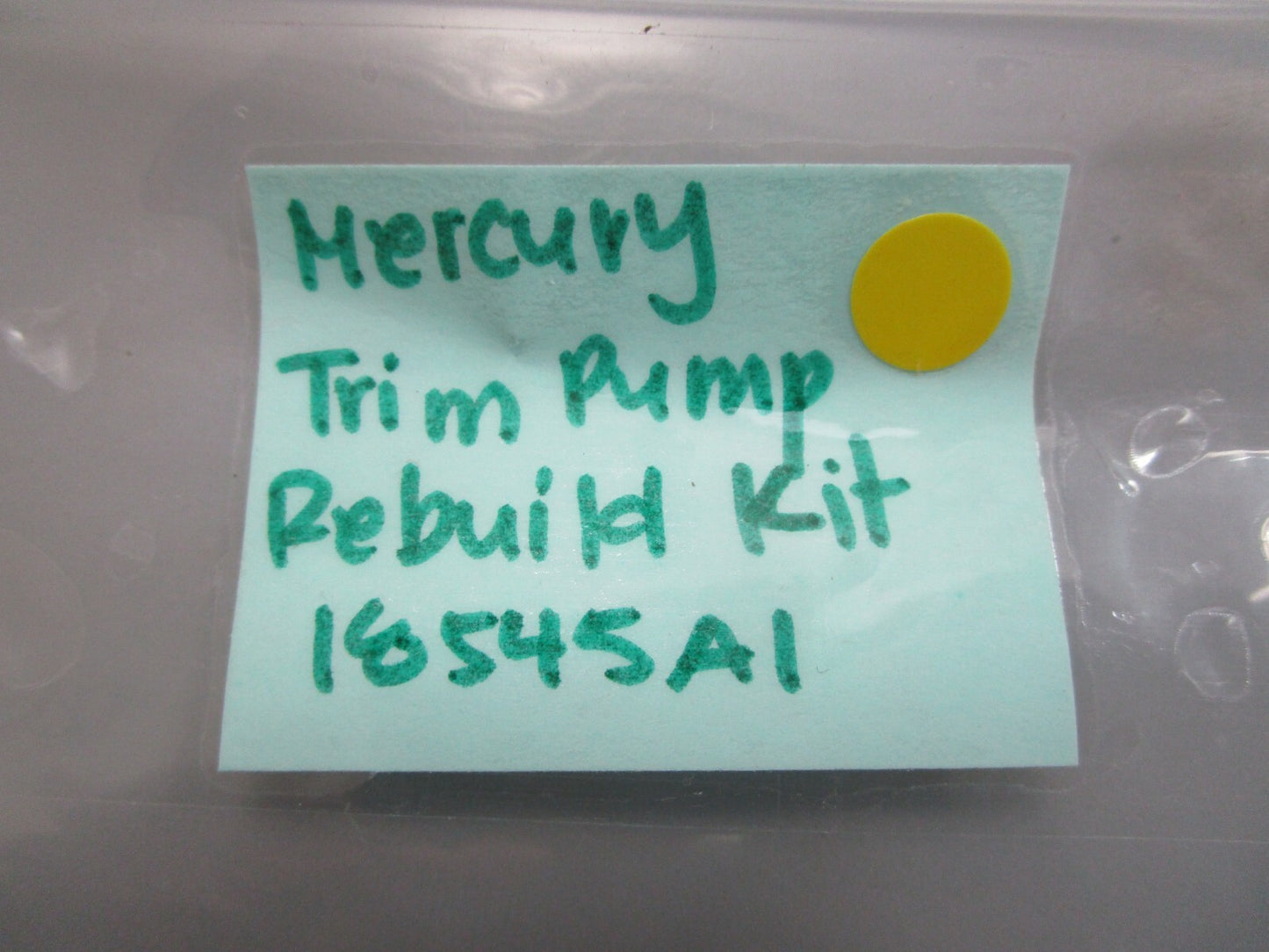 *NEW OEM* 0820 Mercury Quicksilver Trim Pump Rebuild Kit 18545A1