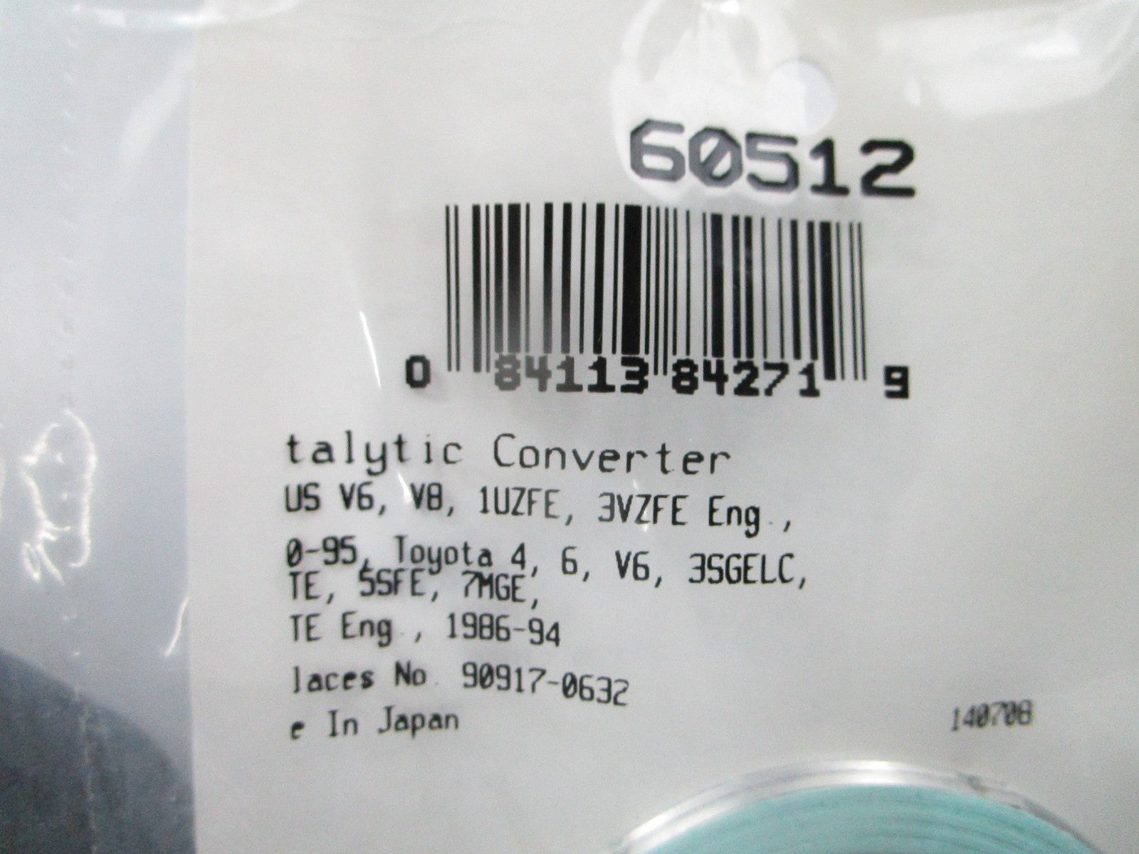*NEW* 0810 Fel-Pro Flange Gasket 60512