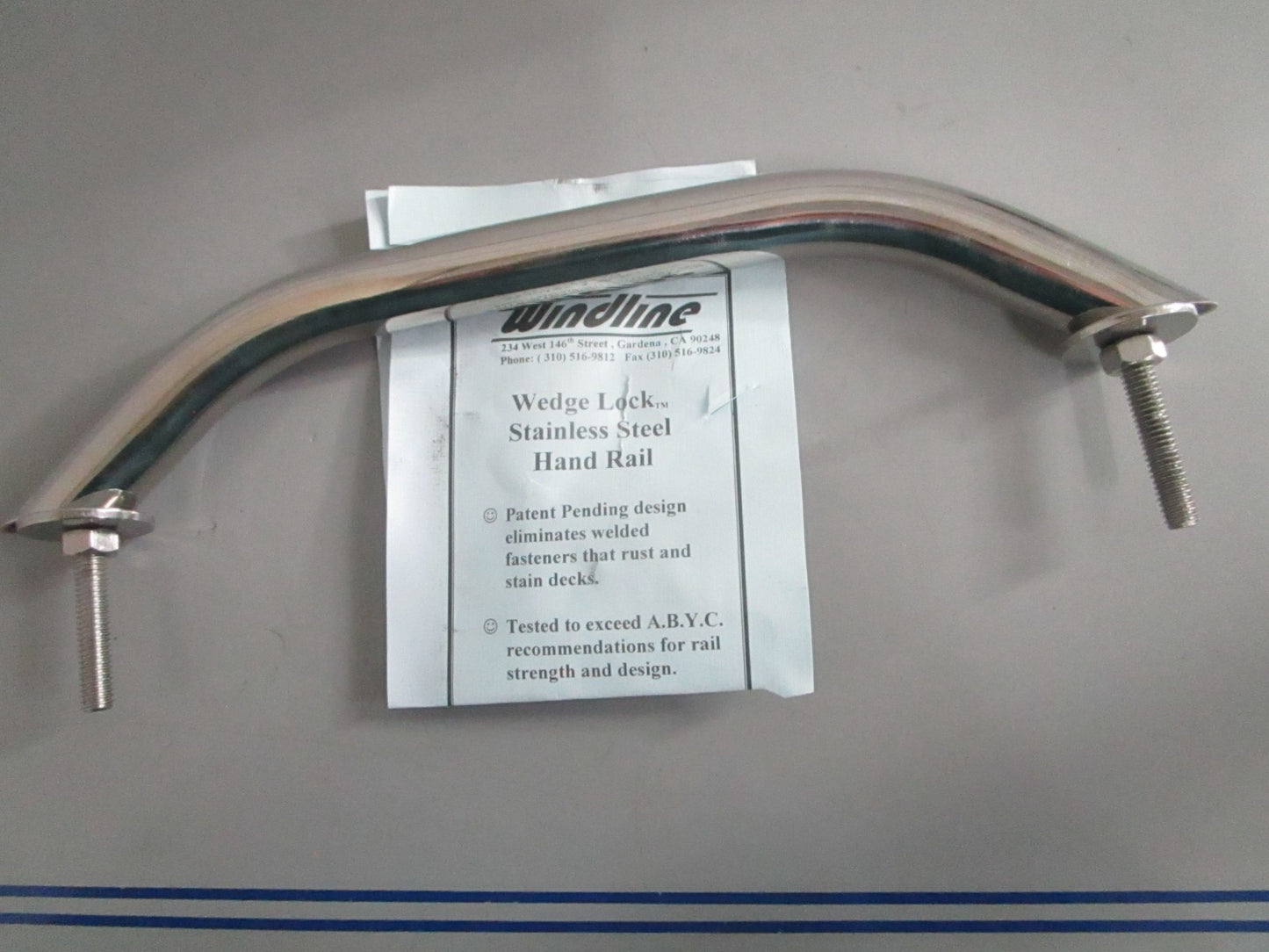 NEW OEM Windline H-100A H100A Wedge Lock Stainless Steel Hand Rail 0820