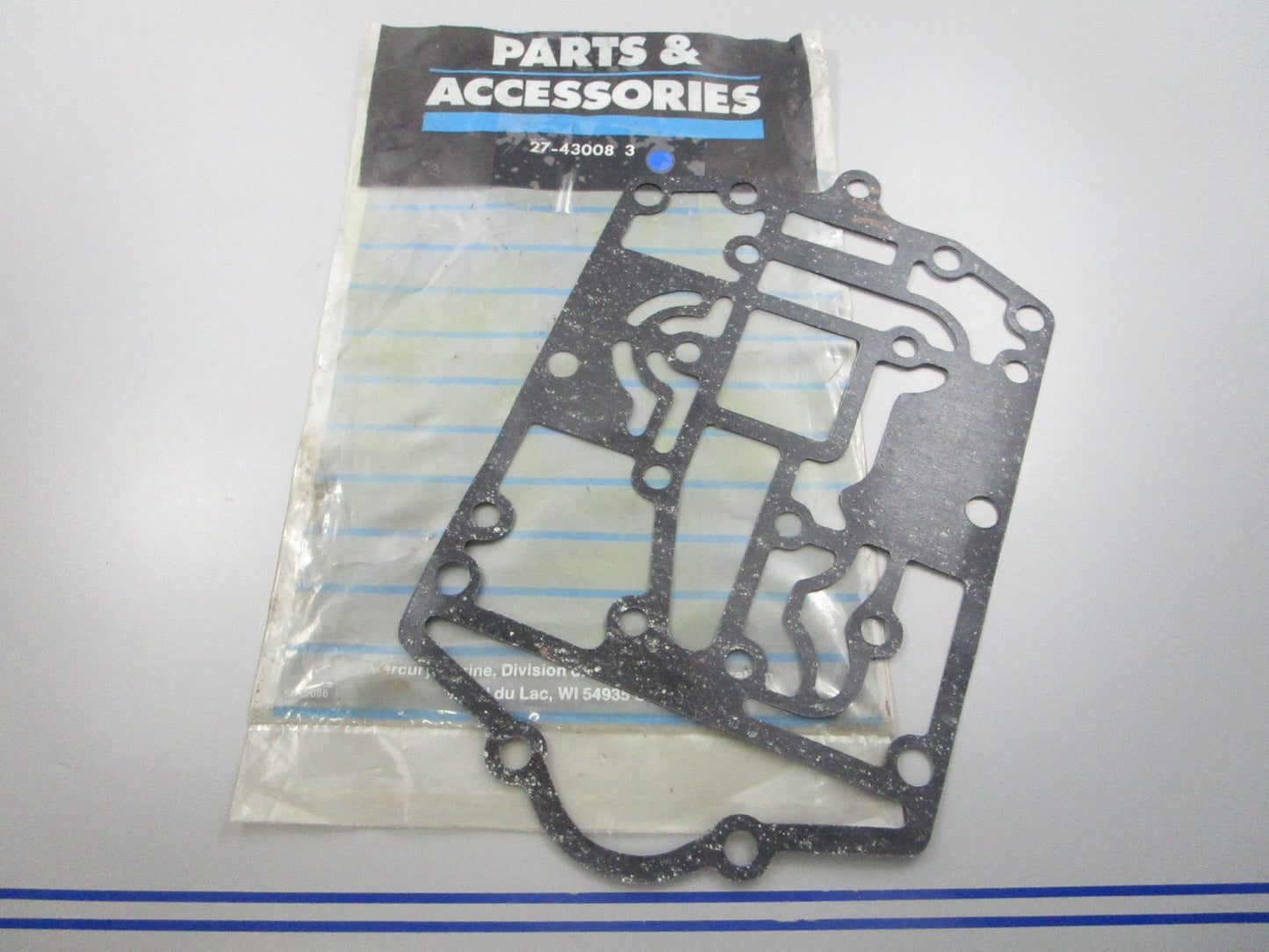 NEW OEM 27-43008 3 Mercury Quicksilver Gasket 0810