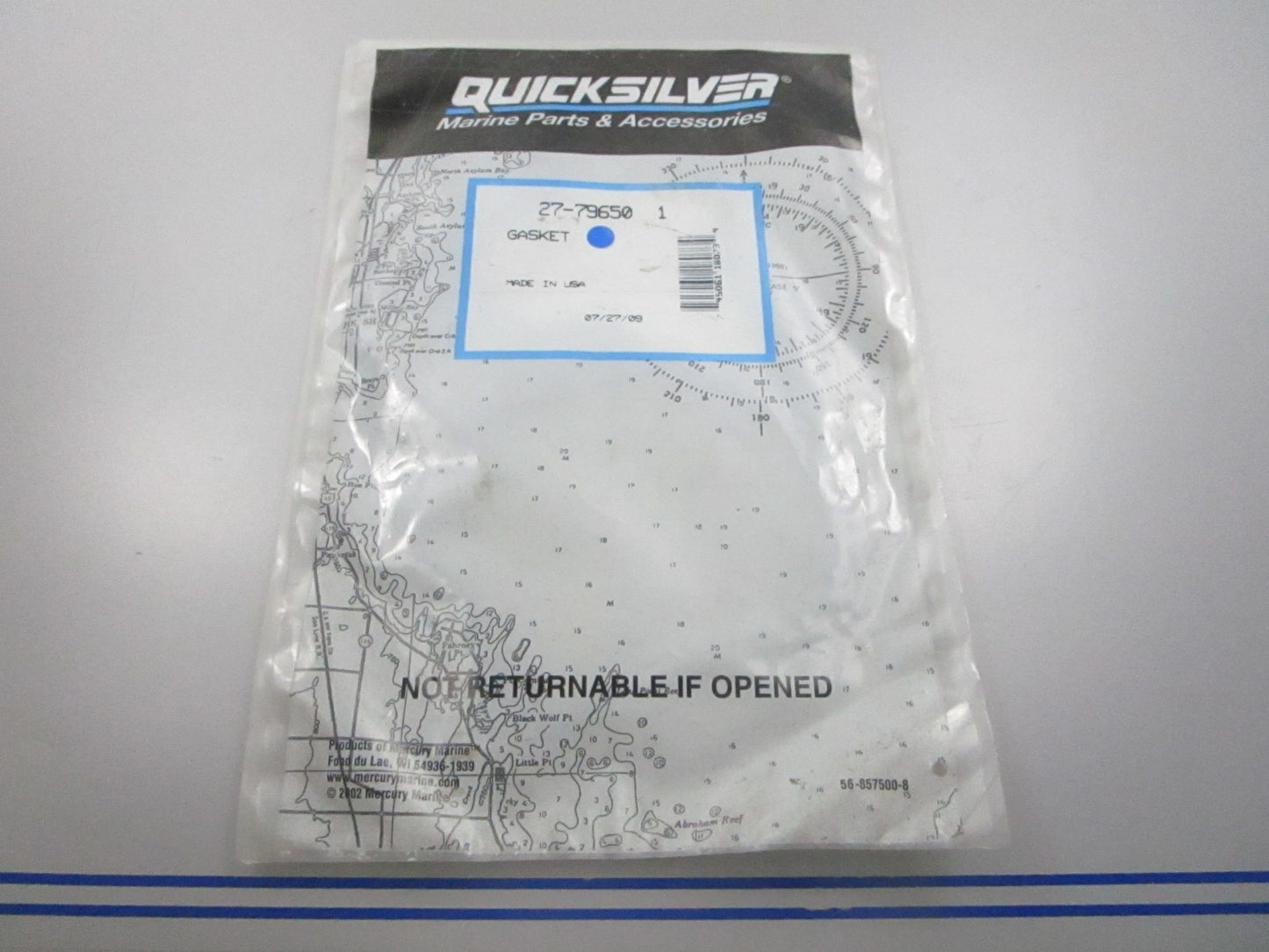 NEW OEM 27-796501 Mercury Quicksilver Gasket 0810