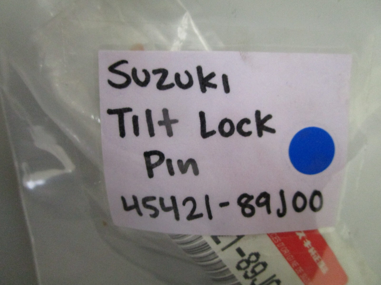 *NEW OEM* 0810 Suzuki Tilt Lock Pin 45421-89J00