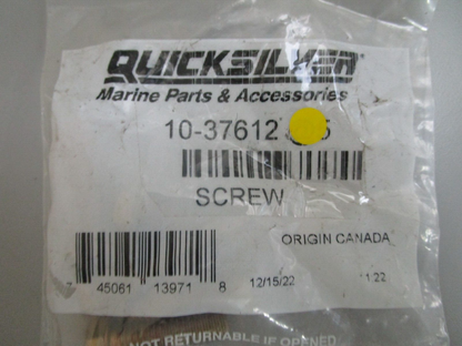 *NEW OEM* (LOT OF 5) 0750 Mercury Quicksilver SCREW 10-37612