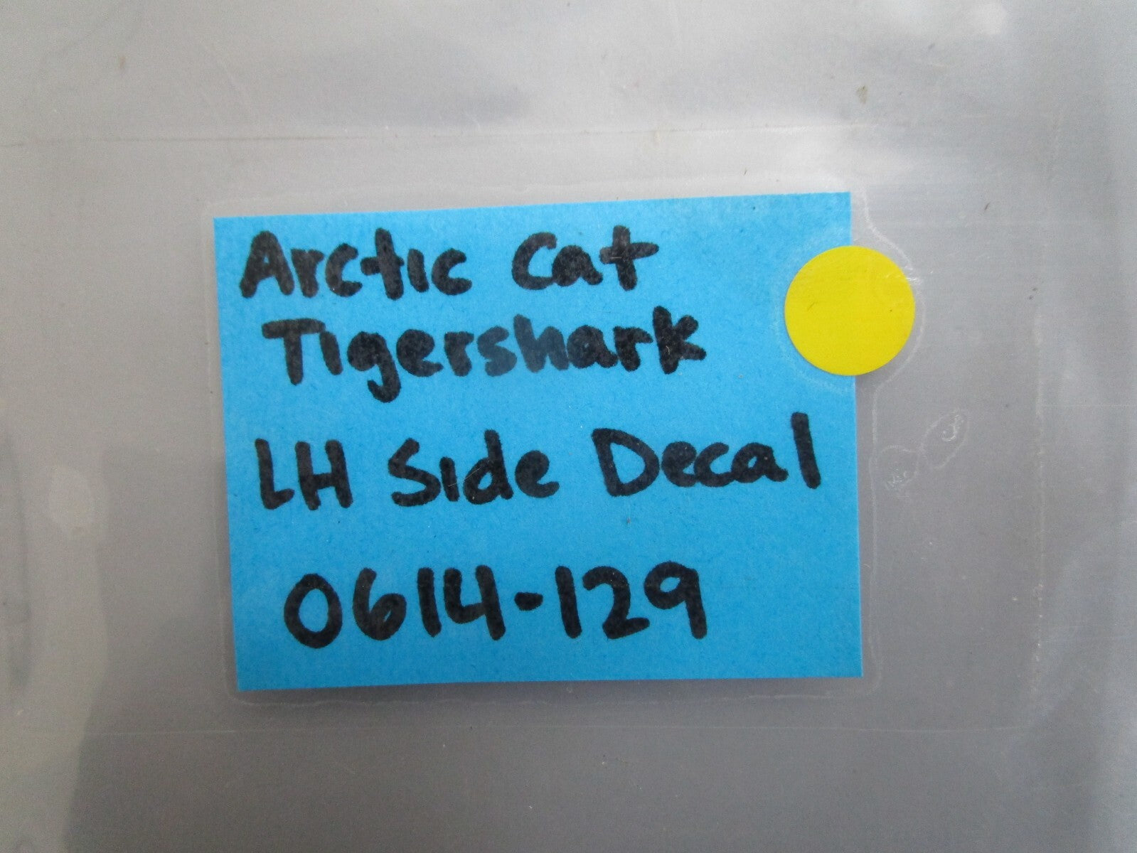 *NEW OEM* 0820 Arctic Cat Tigershark LH Side Decal 0614-129