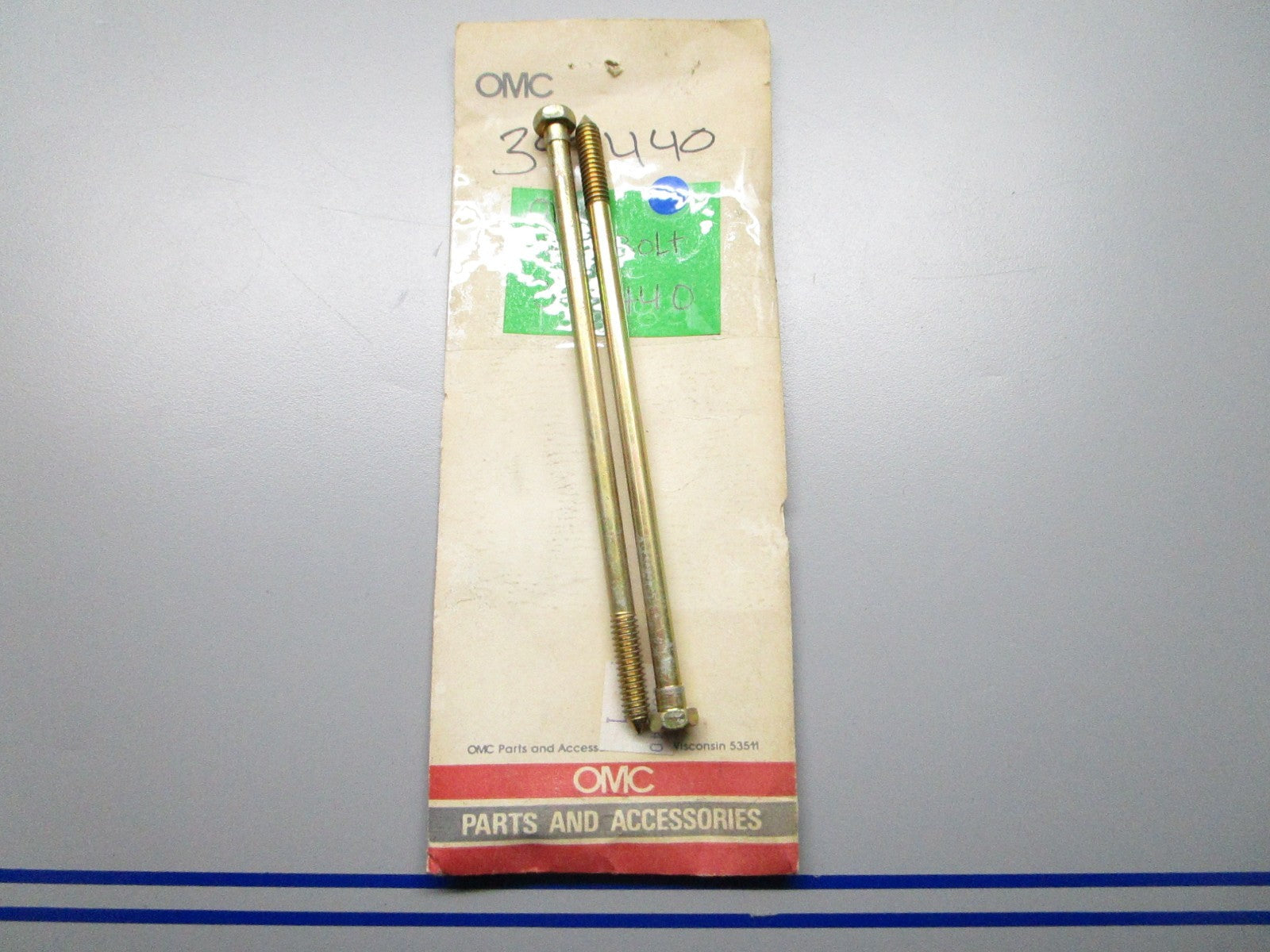 *NEW OEM* (LOT OF 2) 0720 OMC Johnson Evinrude Thru Bolt 393440 0393440
