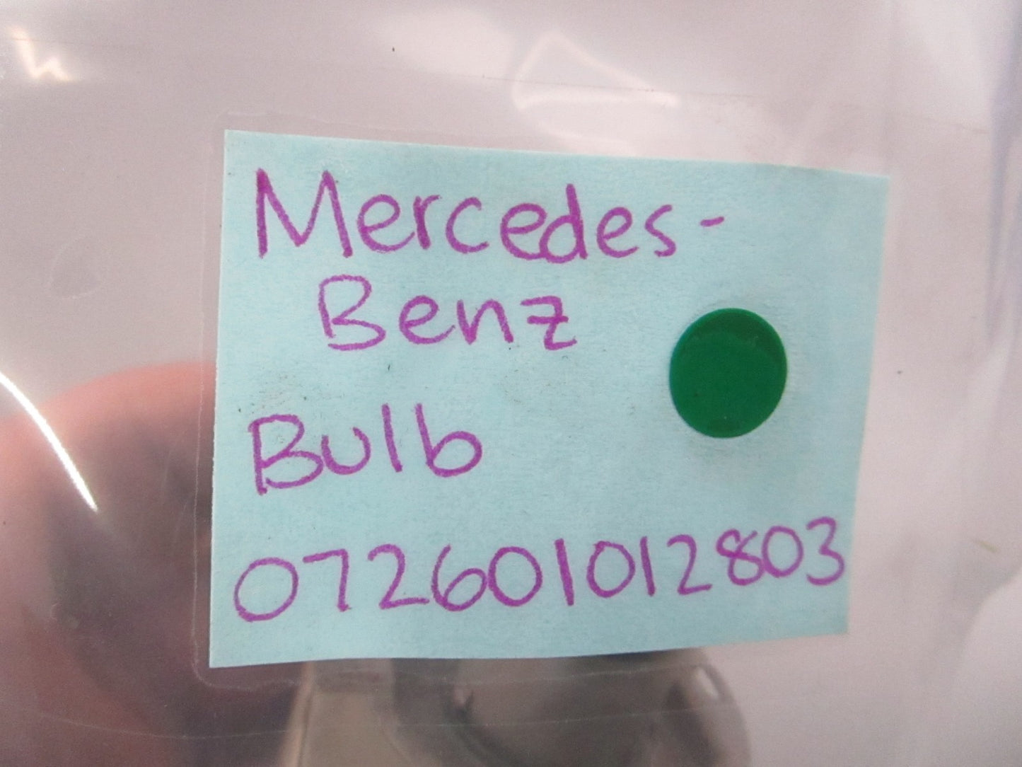 NEW OEM 072601012803 Mercedes-Benz Bulb 0810