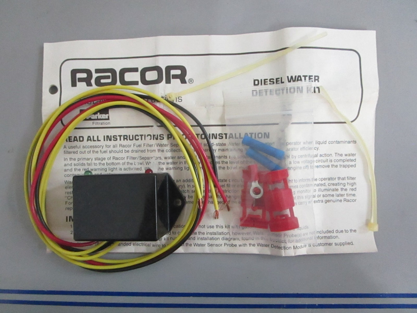 *NEW OEM* 0820 Parker Racor 12V Water Detection Kit RK20725 48460