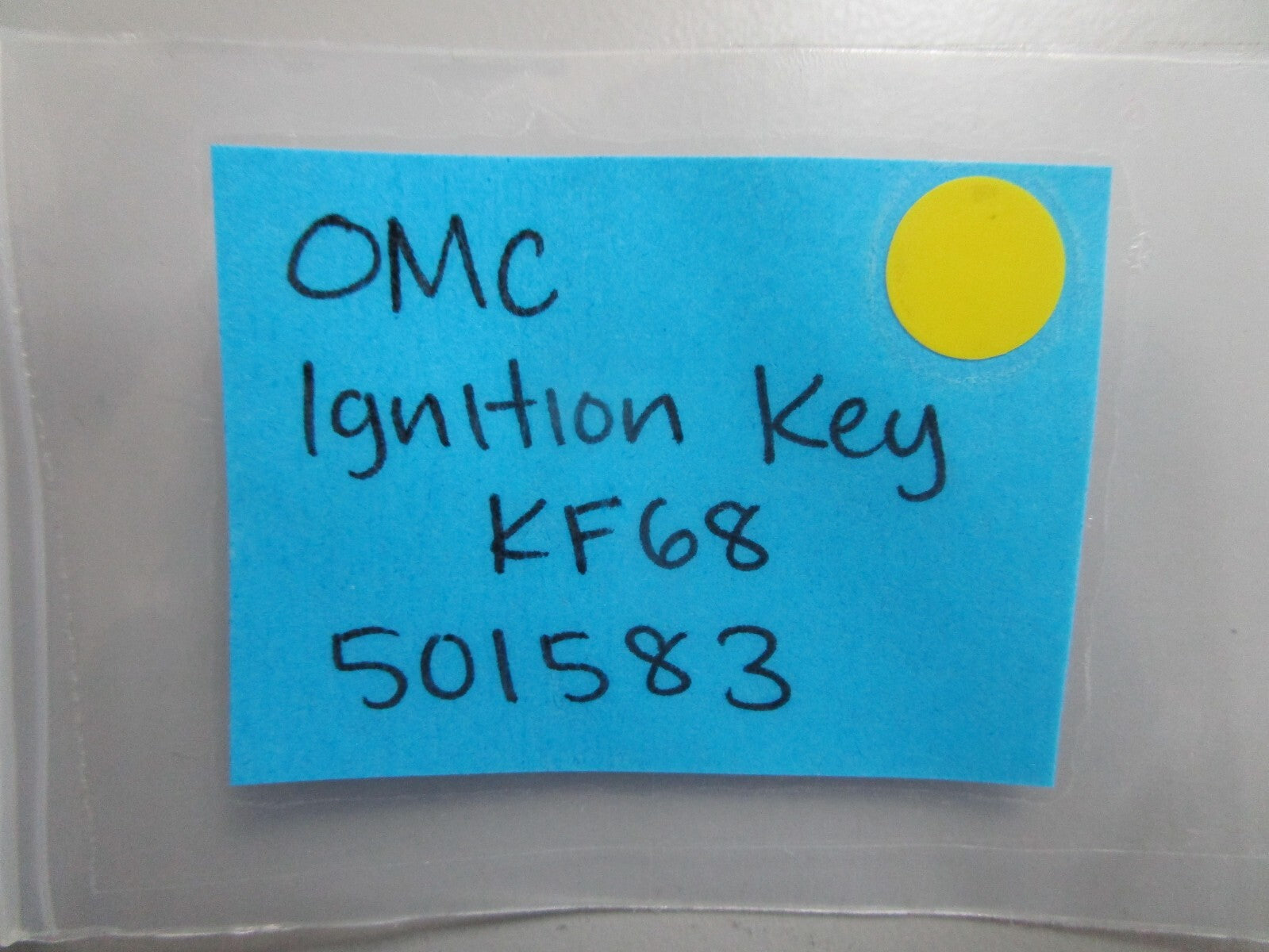 *NEW OEM* 0810 OMC Johnson Evinrude Ignition Key KF68 501583 0501583