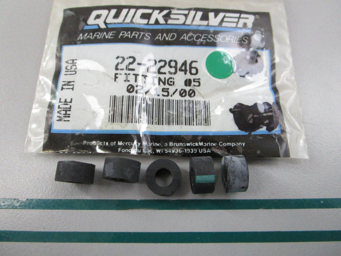 NEW OEM (LOT OF 5) 22-22946 Mercury Quicksilver Fitting 0810