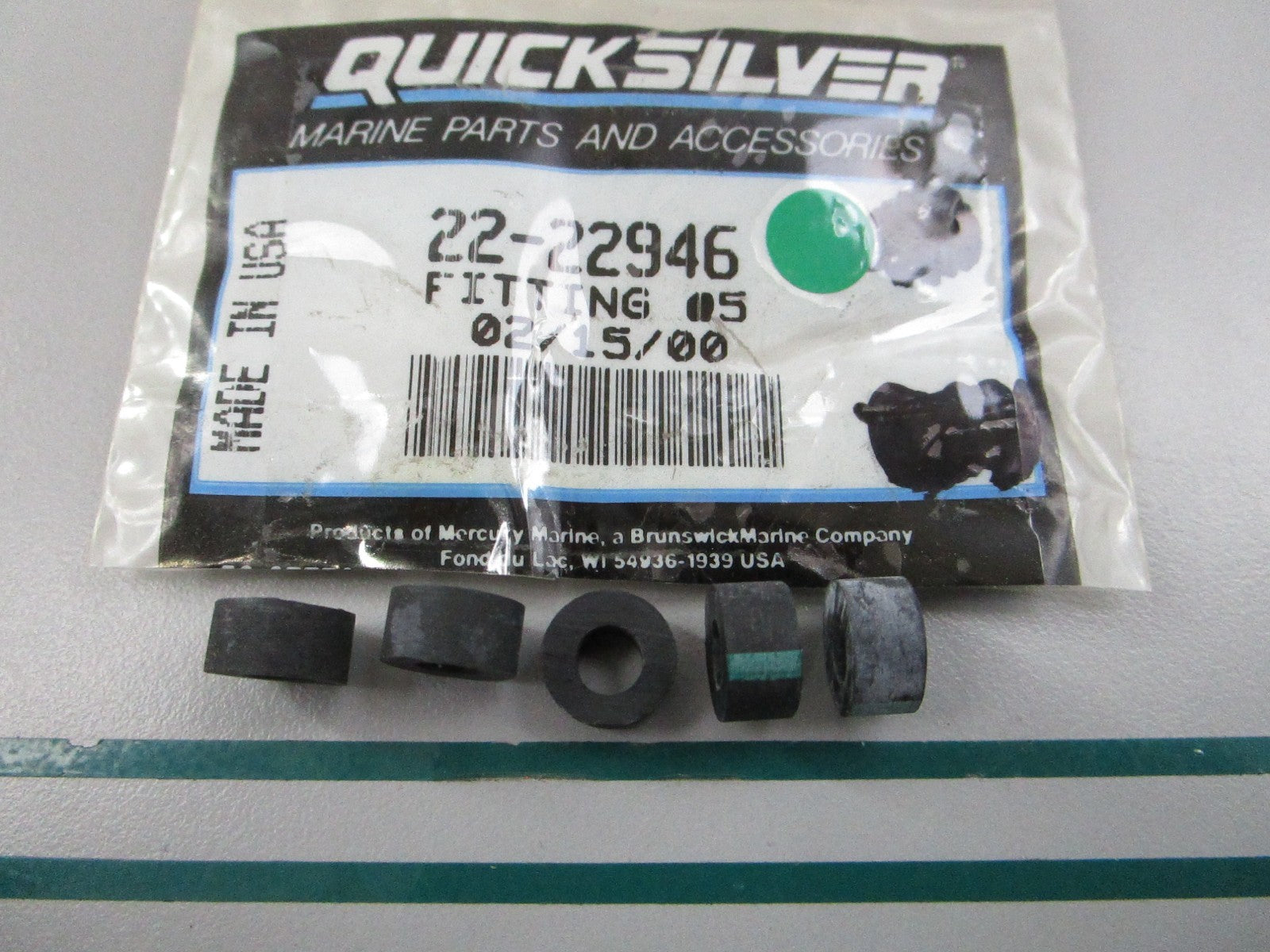 NEW OEM (LOT OF 5) 22-22946 Mercury Quicksilver Fitting 0810