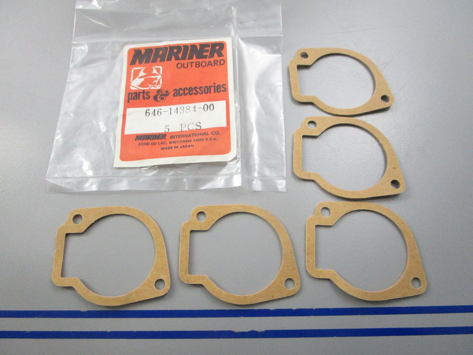 NEW OEM (LOT OF 5) 646-124384-00-00 Yamaha Gasket 0810