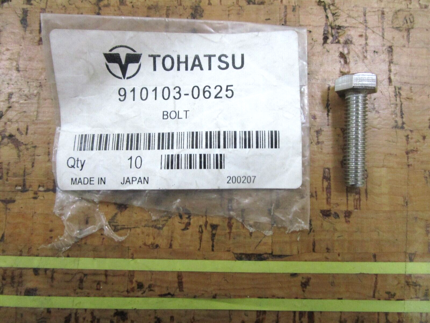 *NEW OEM* 0750 Tohatsu BOLT 910103-0625  9101030625