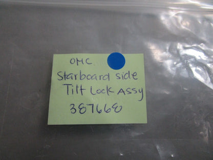 *NEW OEM* 0810 OMC Johnson Evinrude Starboard Side Tilt Lock Assy 387668 0387668