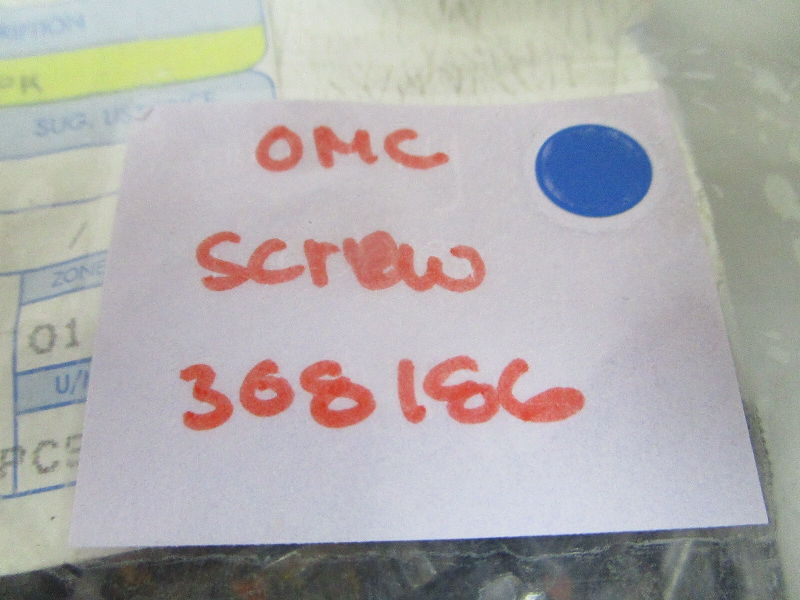 *NEW OEM* (LOT OF 2) 0810 OMC Johnson Evinrude Screw 368186 0368186
