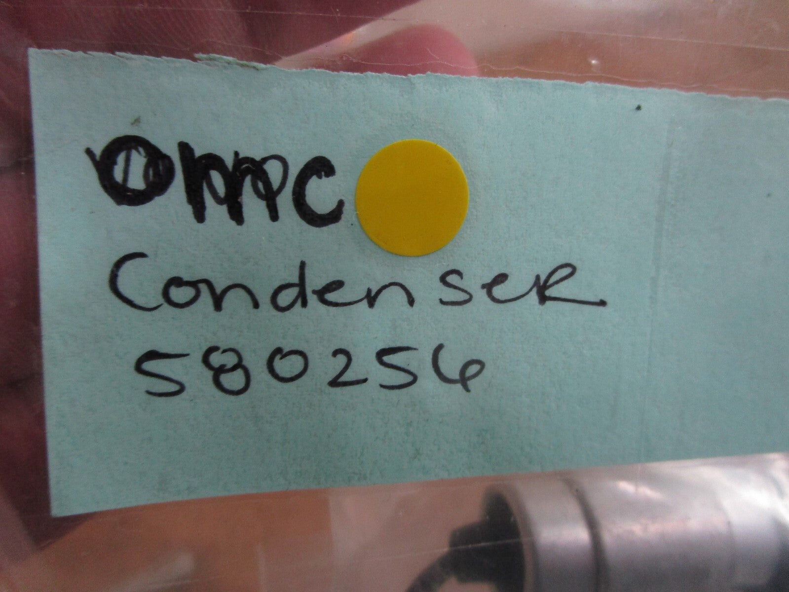 *NEW OEM* (LOT OF 2) 0750 OMC Johnson Evinrude CONDENSER 580256 0580256