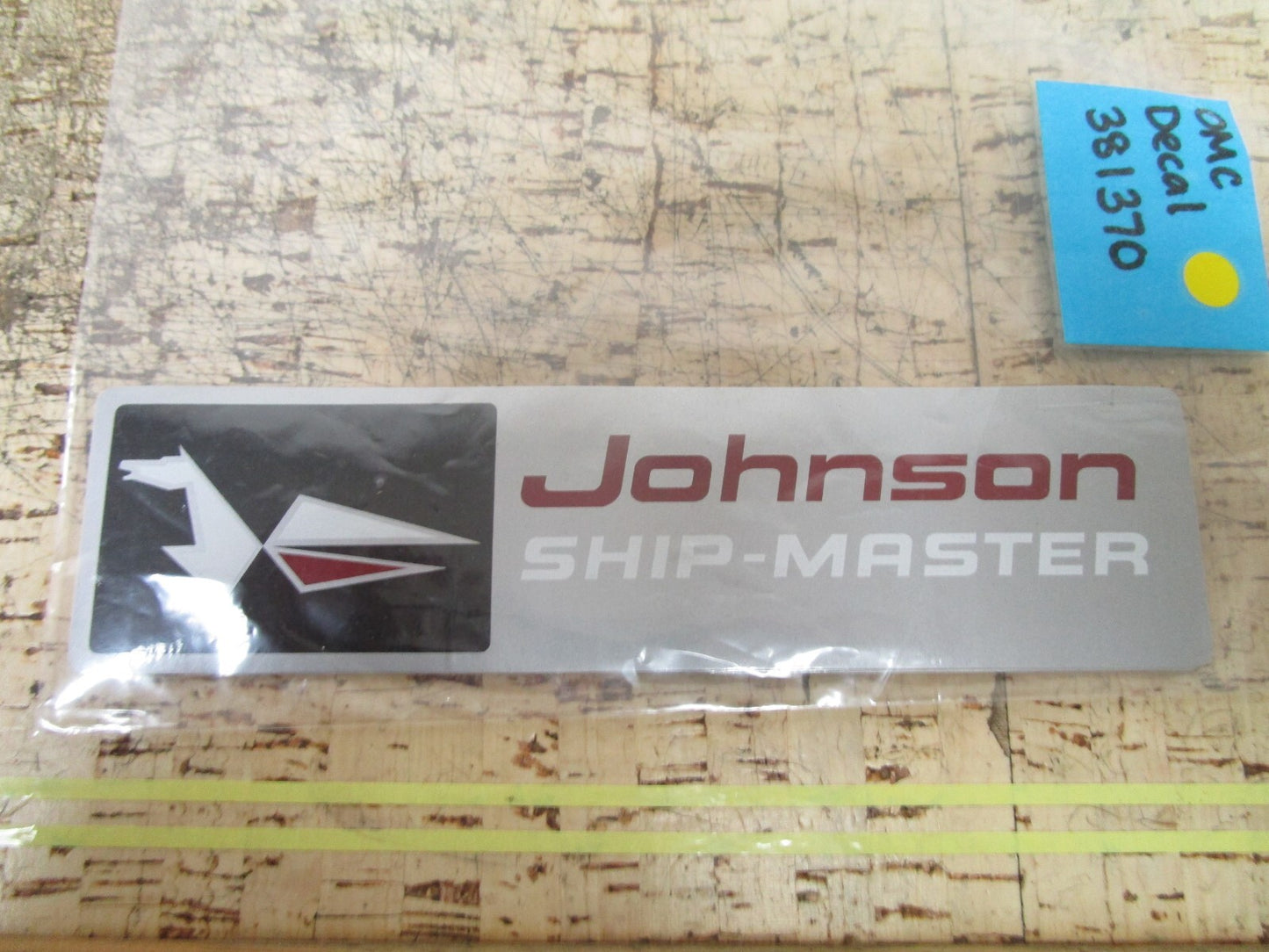 *NEW OEM* 0810 OMC Johnson Evinrude Decal 381370 0381370