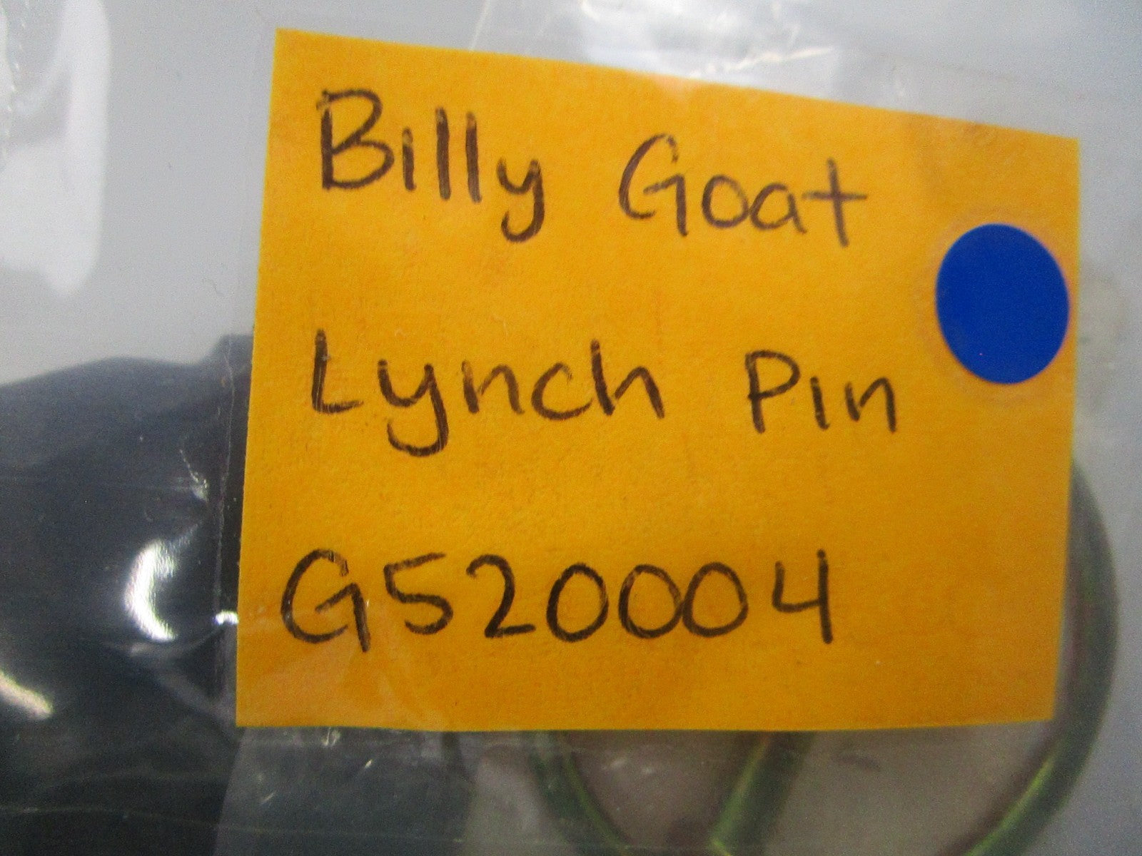 NEW OEM G520004 Billy Goat Lynch Pin 0810