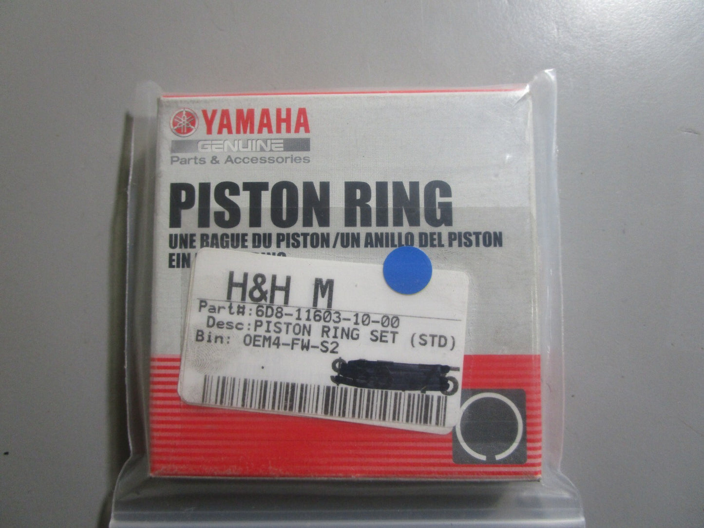*NEW OEM* 0810 Yamaha Piston Ring Set 6D8-11603-10-00