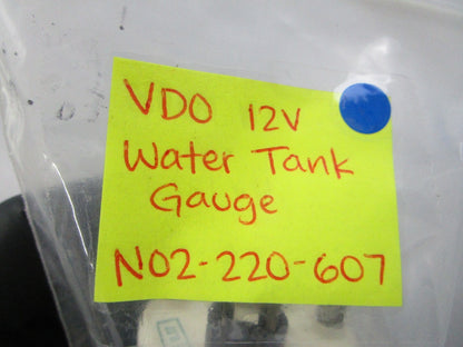 NEW N02-220-607 VDO 12V Water Tank Gauge 0810