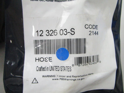 NEW OEM Kohler Hose 12 326 03-S 0810