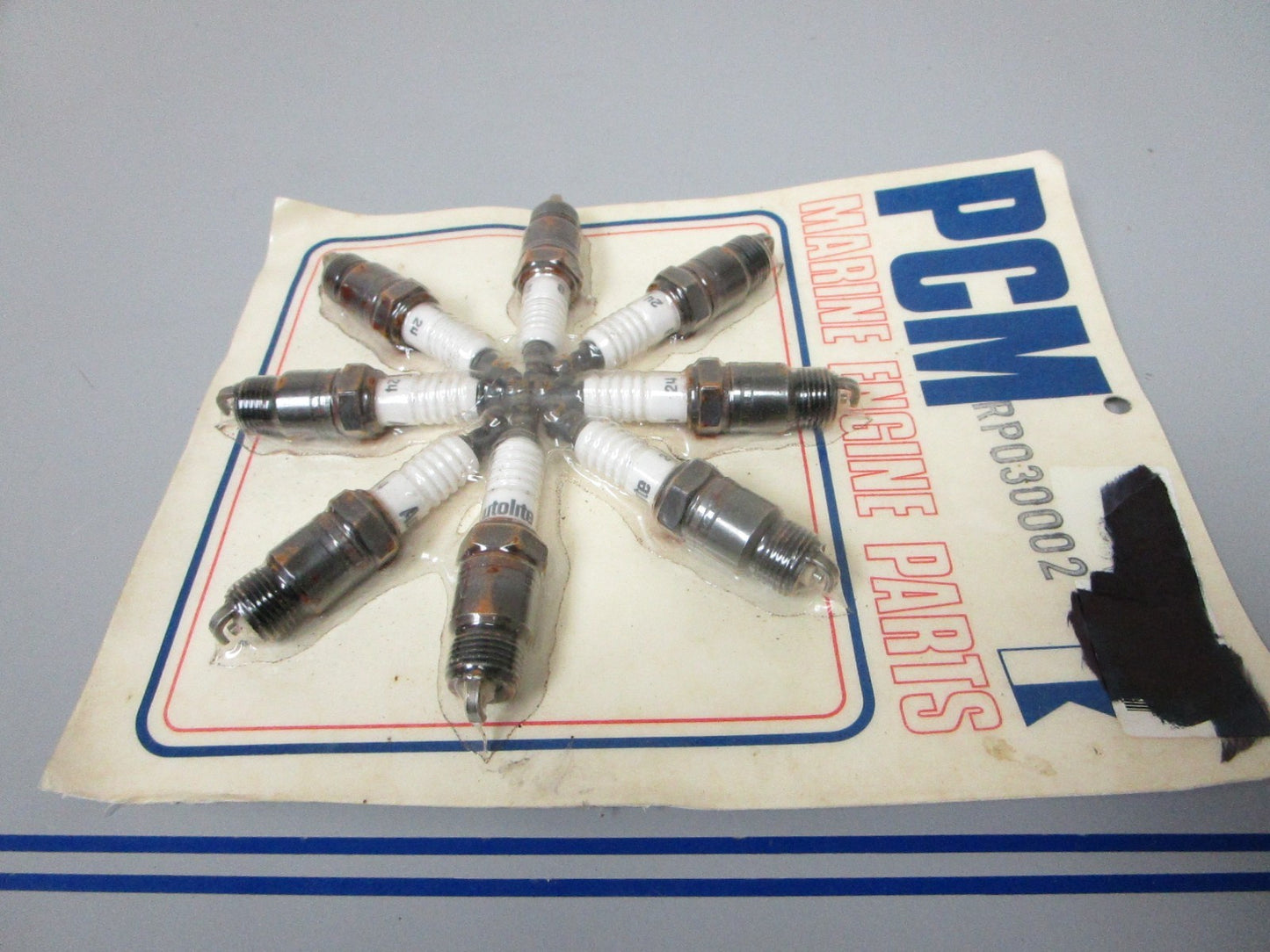 NEW OEM RP030002 Pleasure Craft Marine PCM Autolite #24 Spark Plug Set 0720