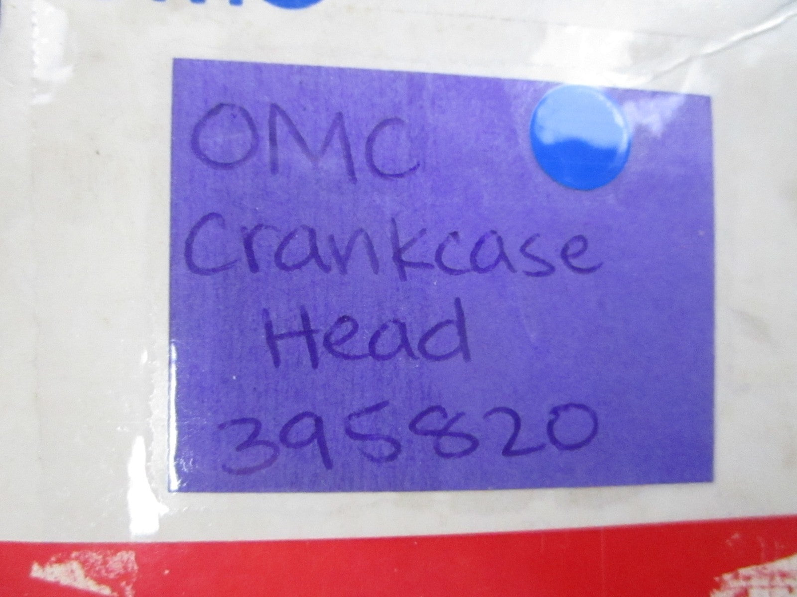 NEW OEM 395820 0395820 OMC Johnson Evinrude Crankcase Head 0810