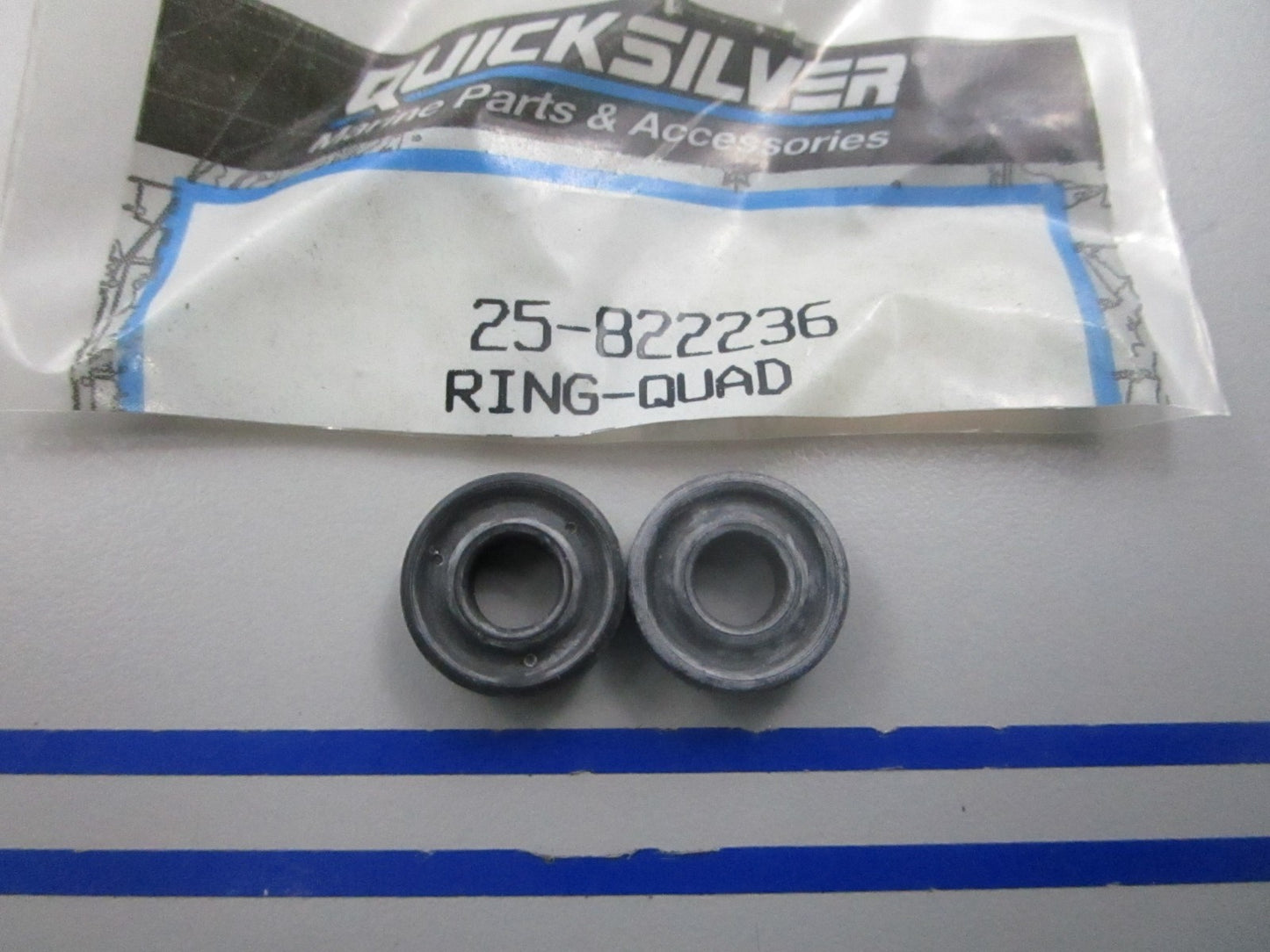 NEW OEM (LOT OF 2) 25-822236 Mercury Quicksilver Quad Ring 0810