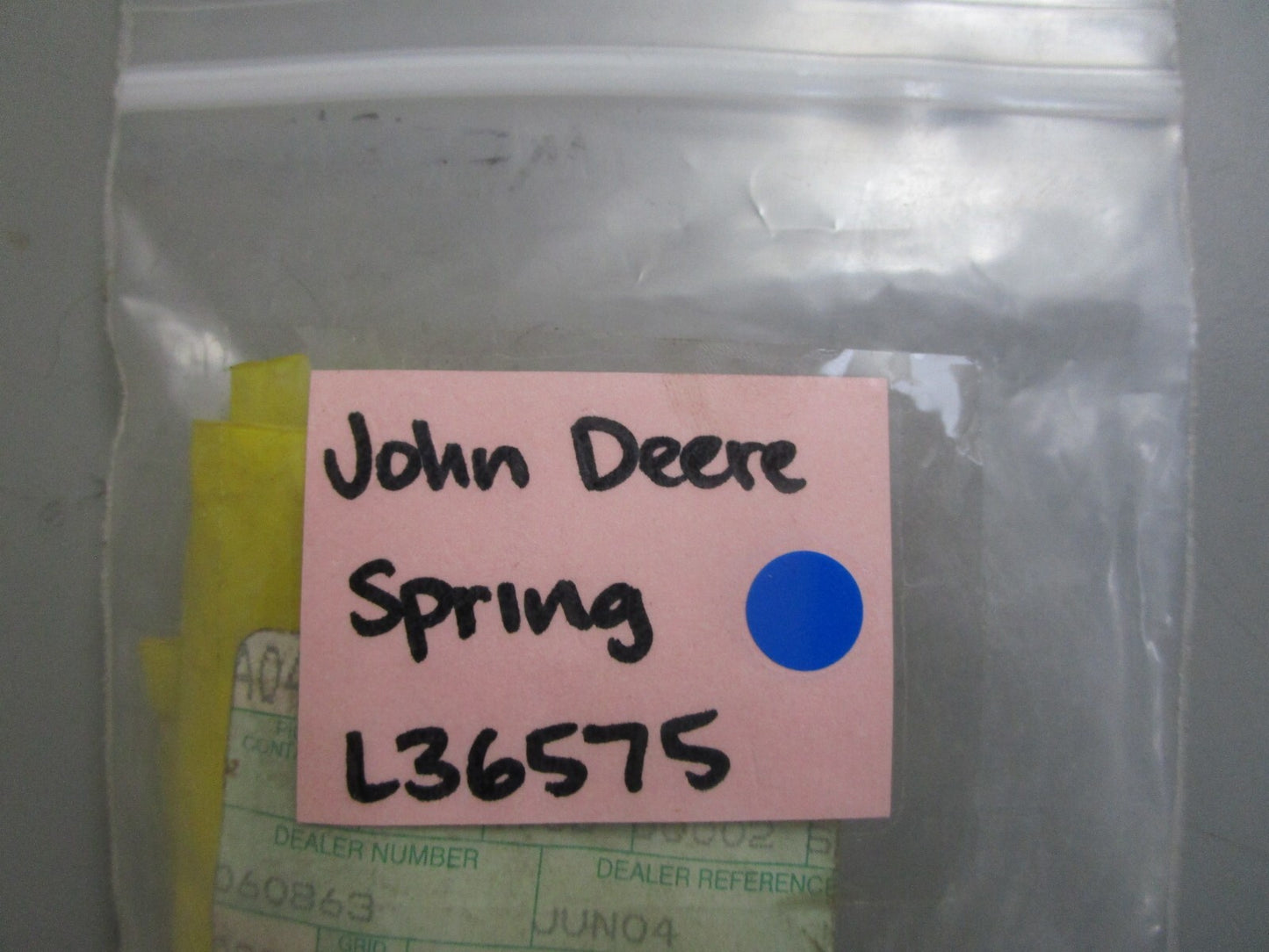 *NEW OEM* 0810 John Deere Spring L36575