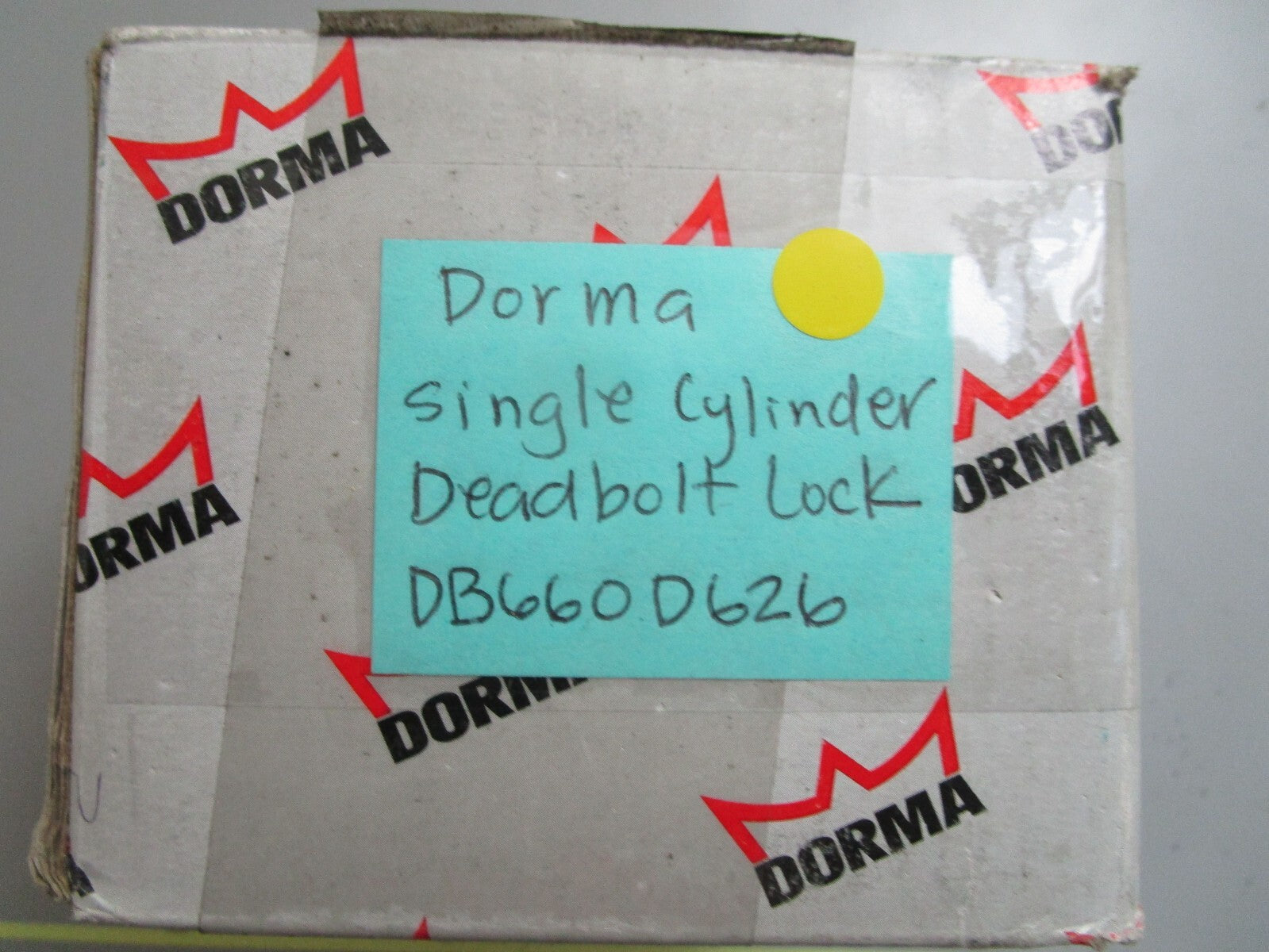 *NEW* 0770 Dorma Single Cylinder Deadbolt Lock DB660D626