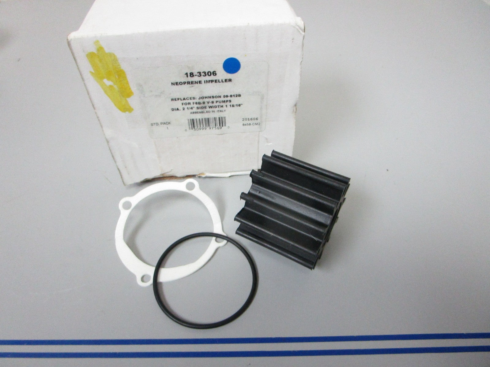 *NEW* 0720 Sierra Neoprene Impeller 18-3306 Replaces: Johnson 09-812B
