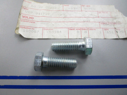 NEW OEM (LOT OF 2) 941939 Volvo Penta Screw 0810