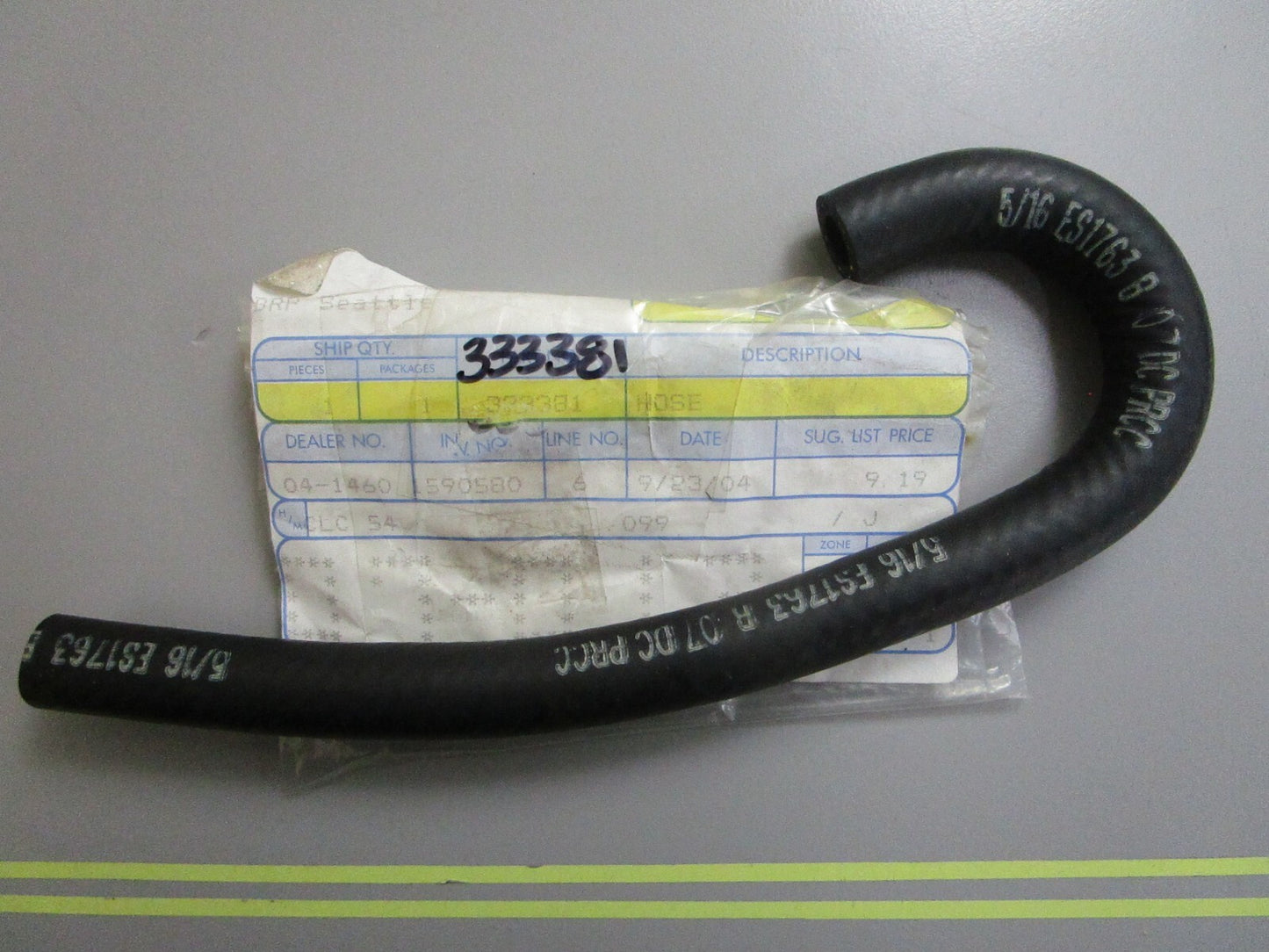 *NEW OEM* 0810 OMC Johnson Evinrude Hose 333381 0333381