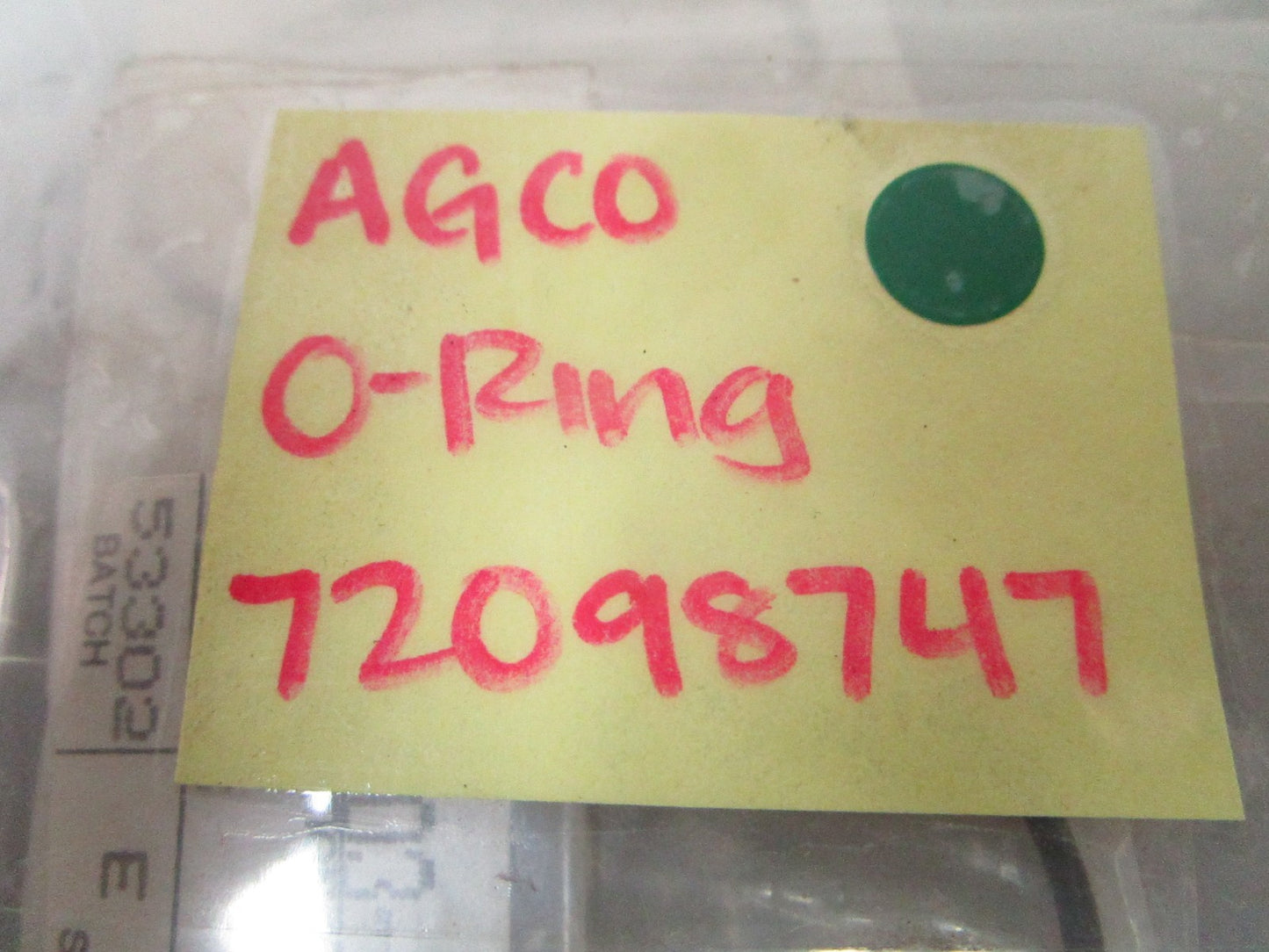 NEW OEM 72098747 AGCO O-Ring 0810