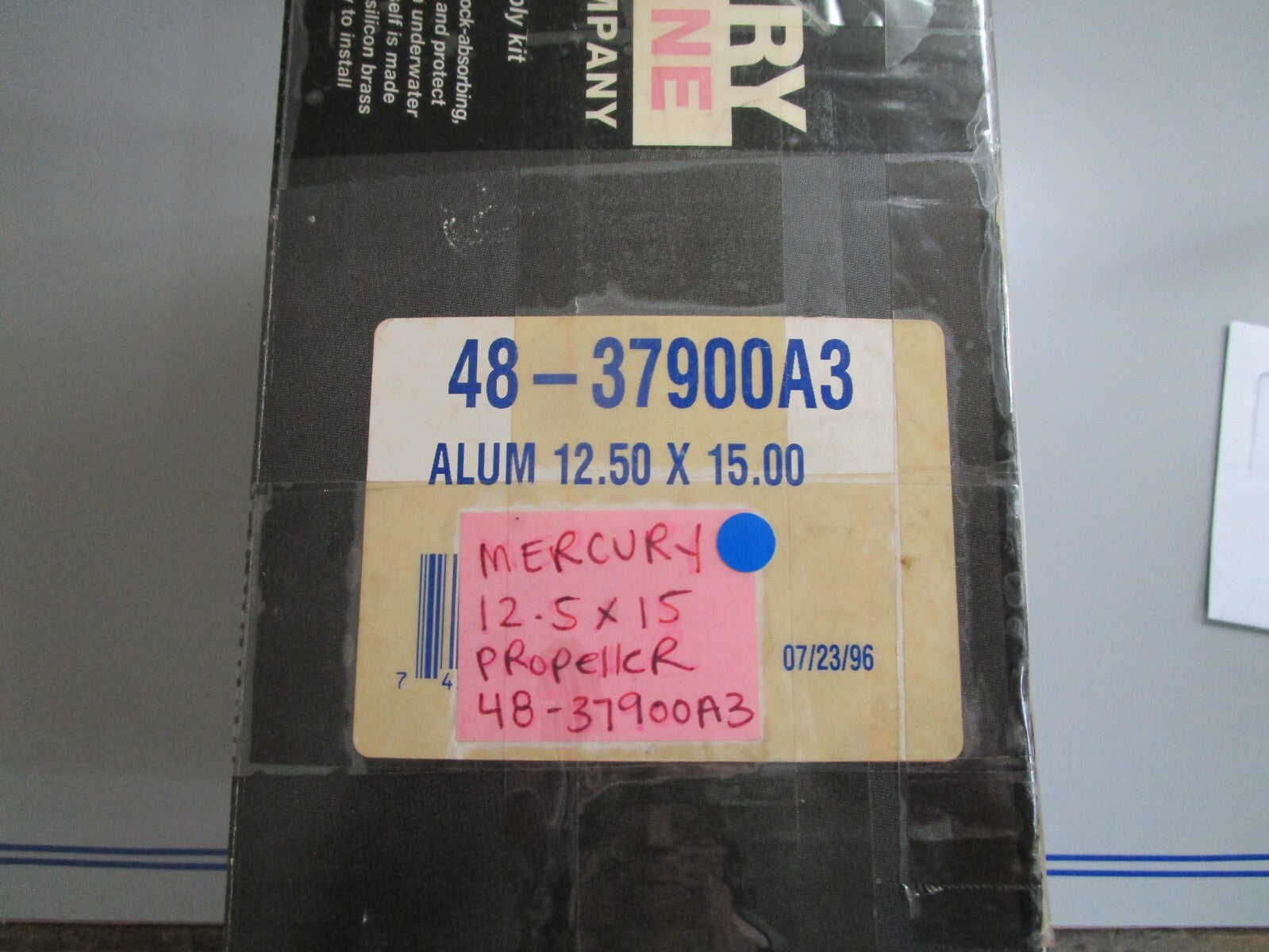 *NEW OEM* 0720 Mercury Quicksilver 12.5 x 15 Propeller 48-37900A3