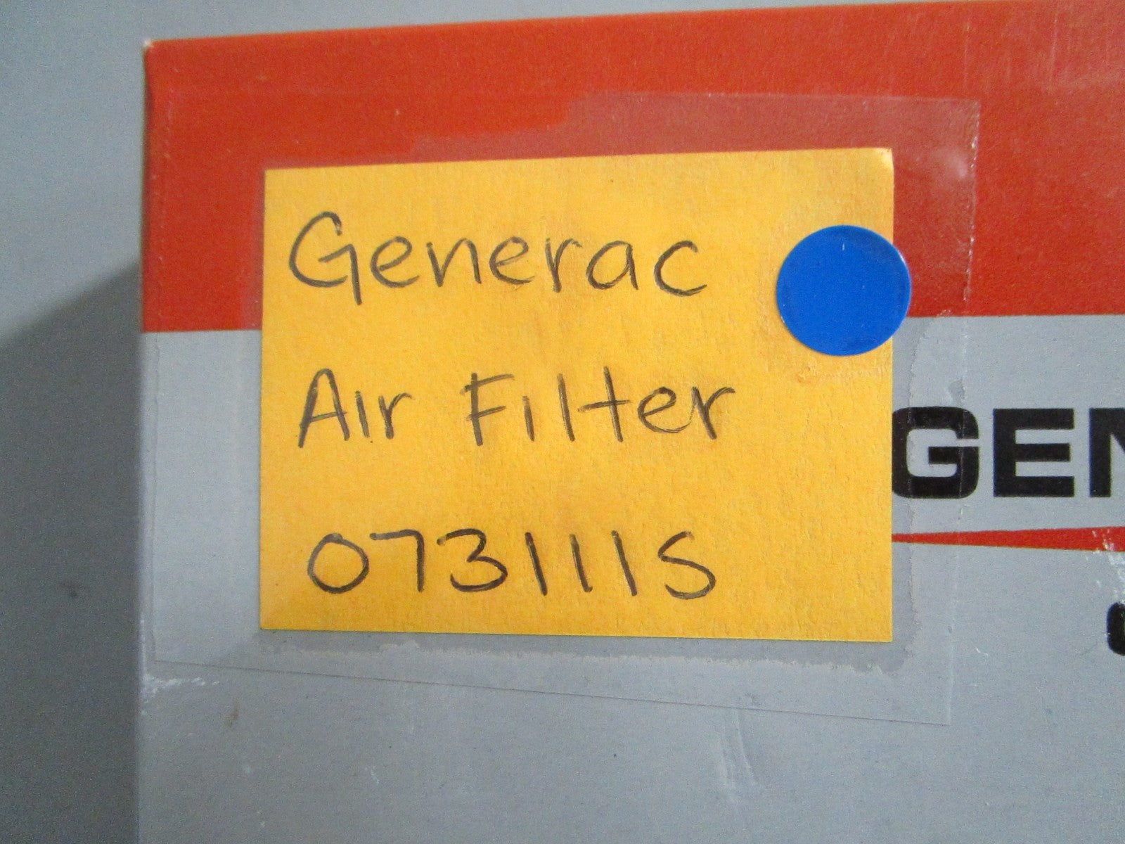 NEW OEM 073111S Generac Air Filter 0820