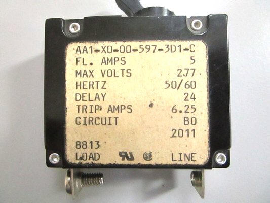 *NEW* 0750 Carling Technologies CIRCUIT BREAKER AA1-X0-00-597-3D1-C