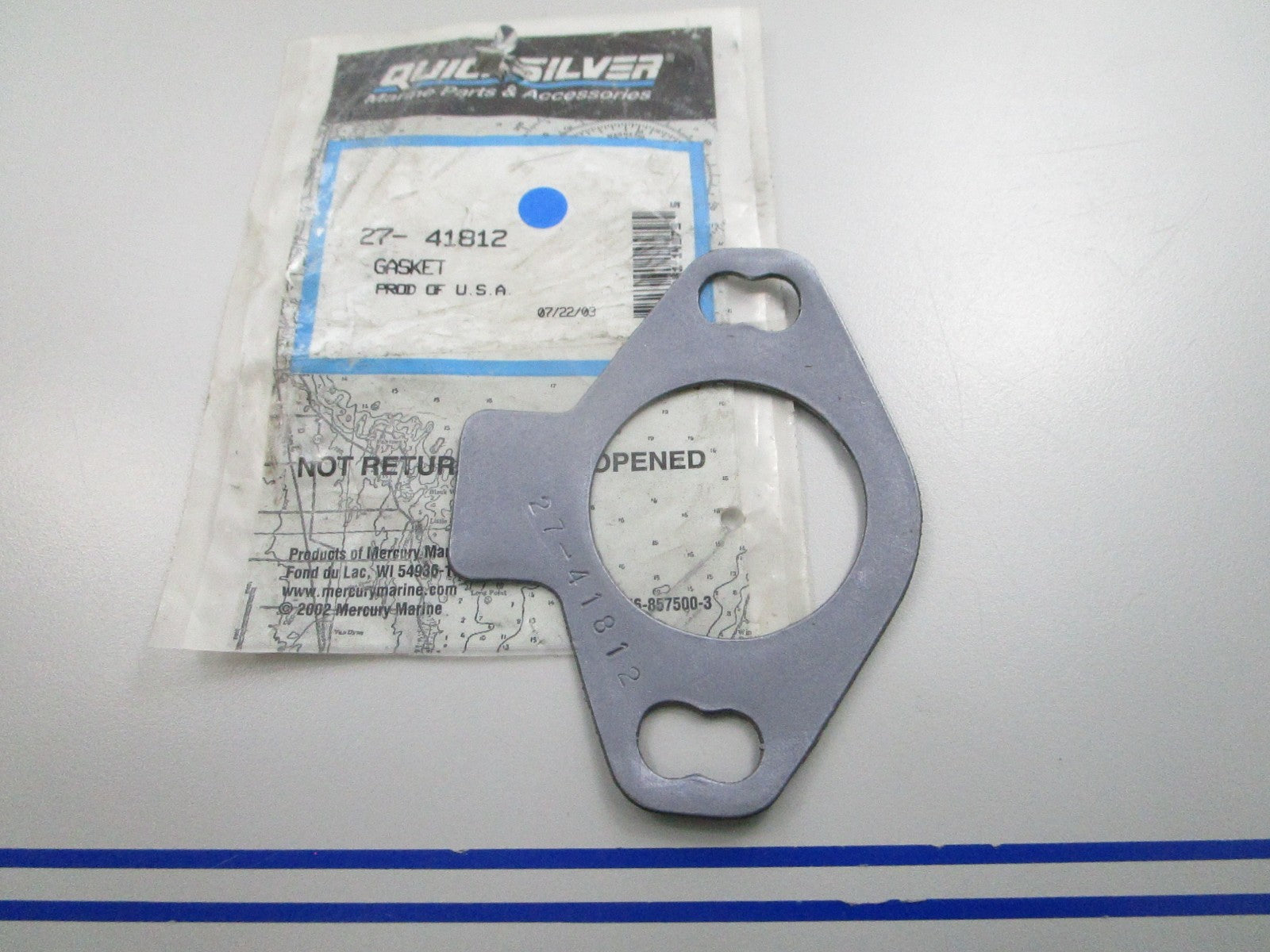 NEW OEM Mercury Quicksilver 27-41812 Gasket 0810