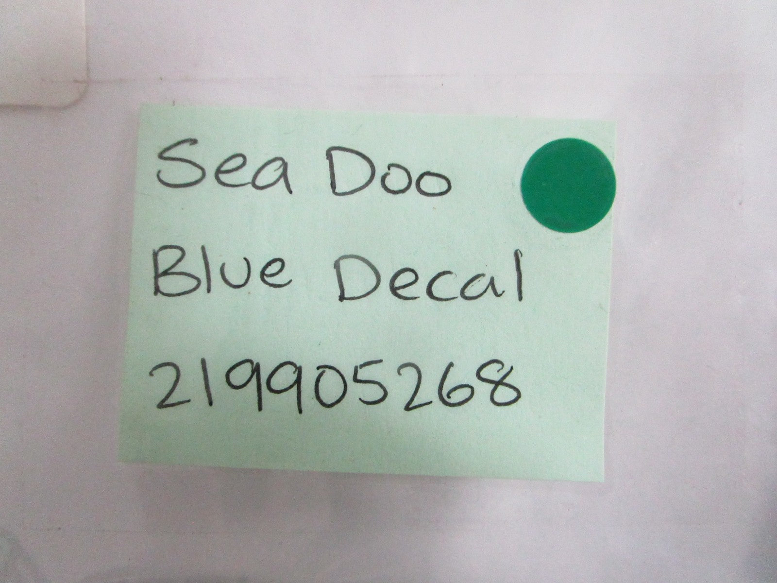 NEW OEM 219905268 Sea Doo Blue Decal 0820