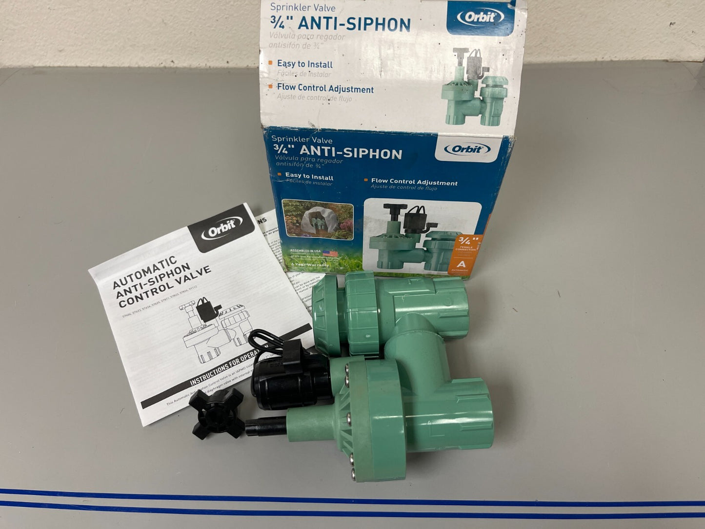 *NEW OEM* 0720 Orbit 3/4" Anti-Siphon Sprinkler Valve 57623-20