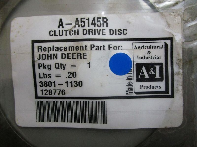 *NEW* 0770 A&I Products Clutch Drive Disc A-A5145R