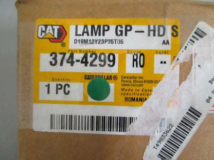 Caterpillar 374-4299 NEW OEM Head Signal Light Assembly 12V CAT Equipment 0820