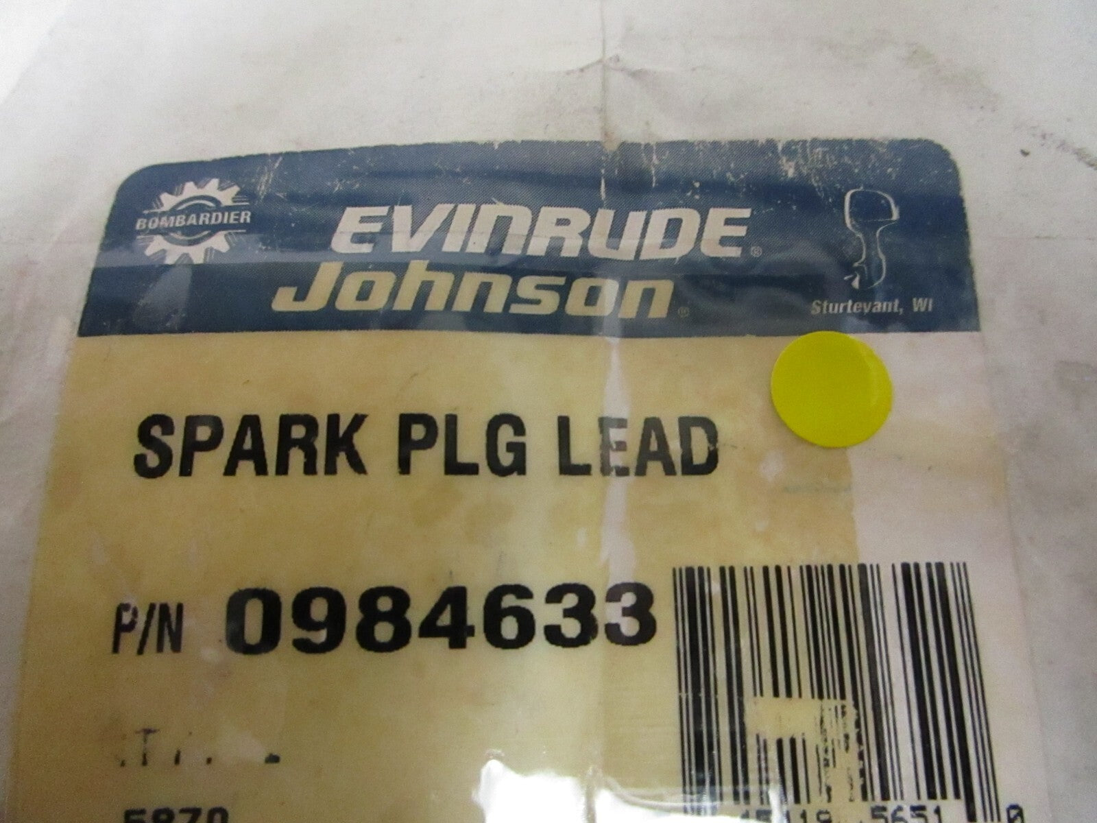 *NEW OEM* 0810 OMC Johnson Evinrude Spark Plug Lead 984633 0984633