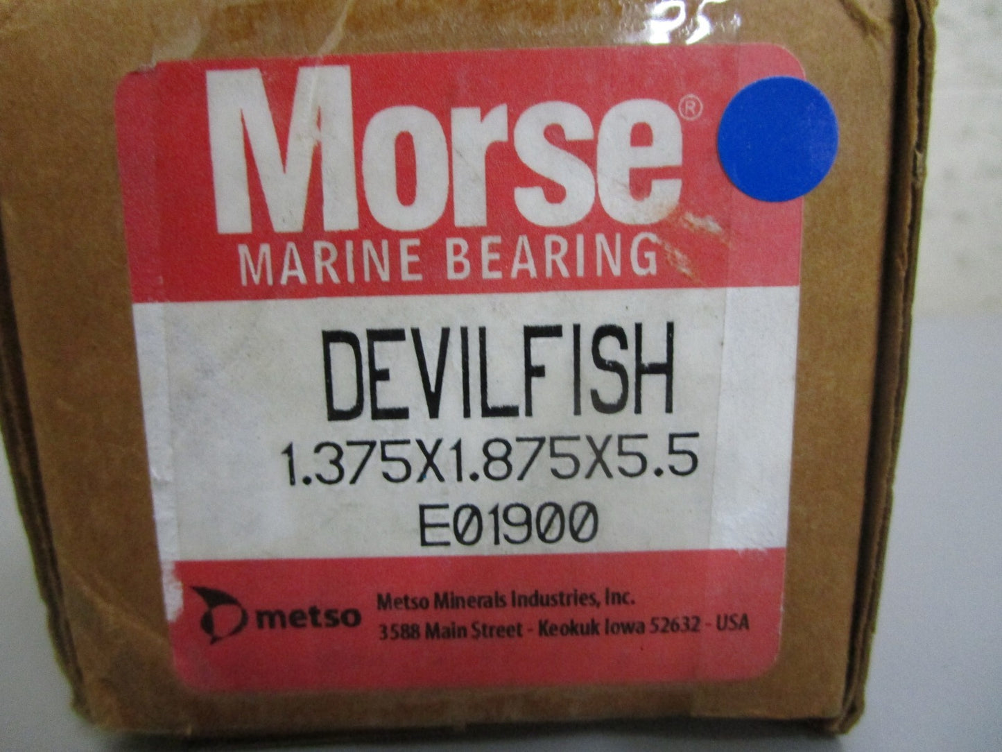 *NEW* 0820 Morse 1.375×1.875×5.5 Devilfish Bearing E01900