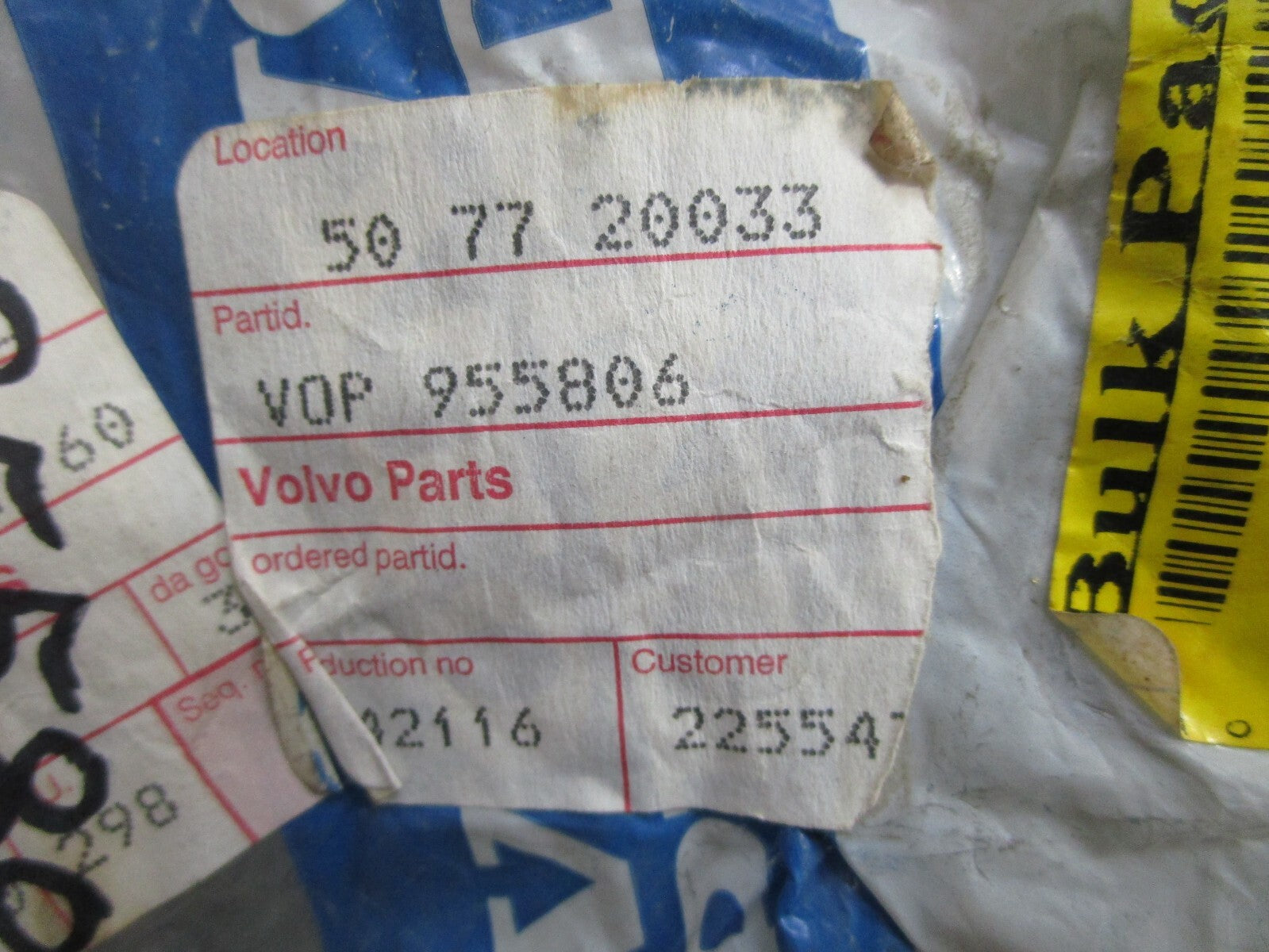 *NEW OEM* (LOT OF 5) 0810 Volvo Penta Nut 955806
