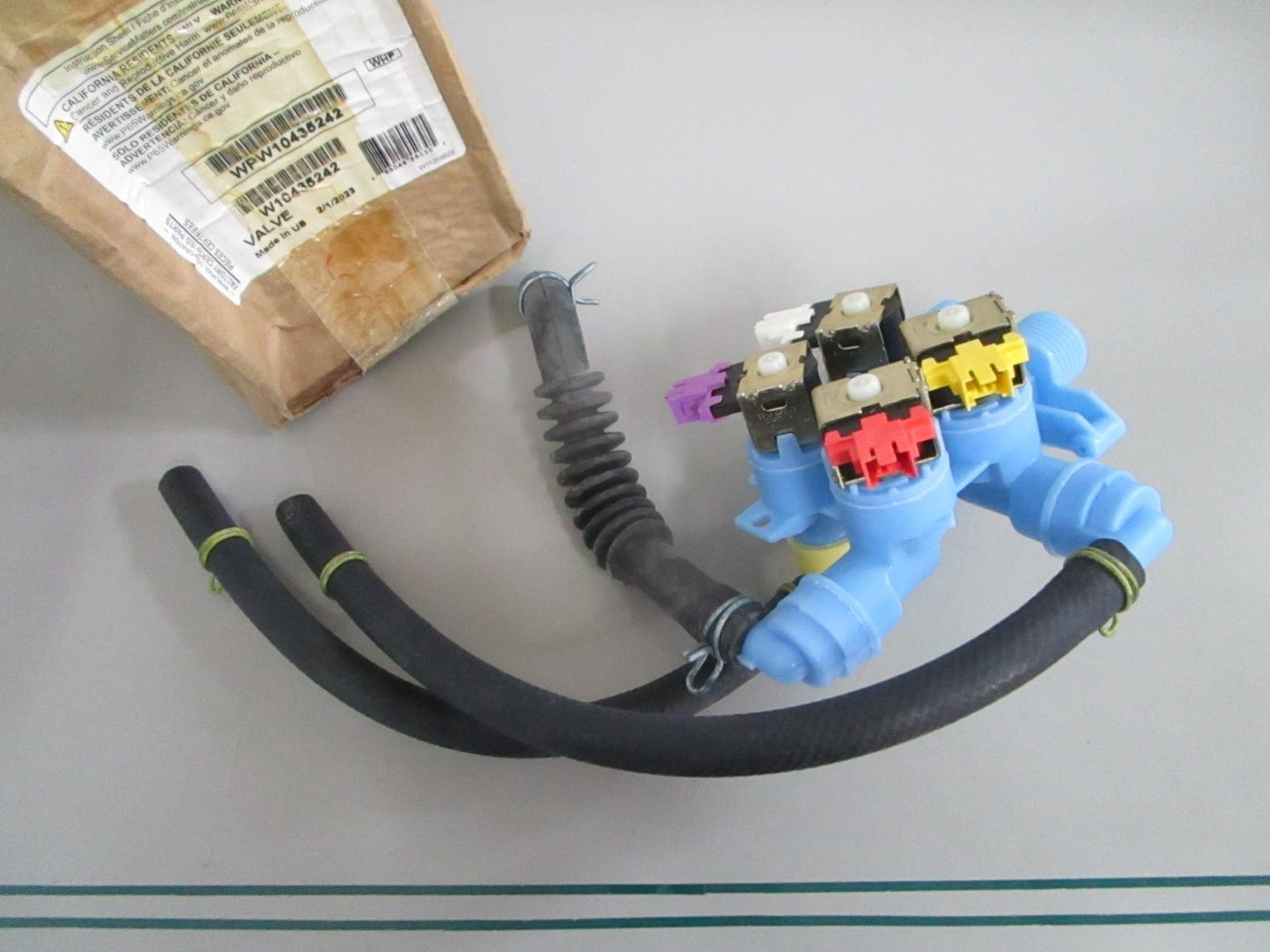 Whirlpool NEW OEM Washer Water Inlet Valve WPW10435242 NOS Genuine Factory 0820